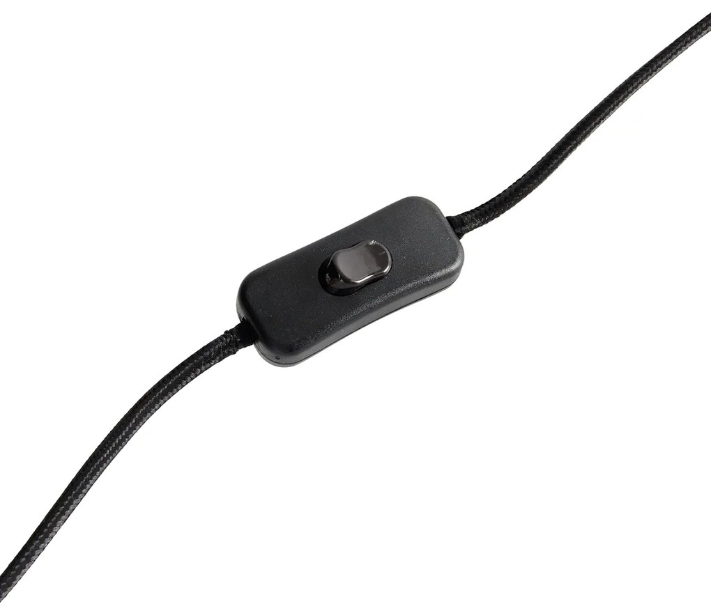 Lampă de masă orientală bej cu mărgele - Moti