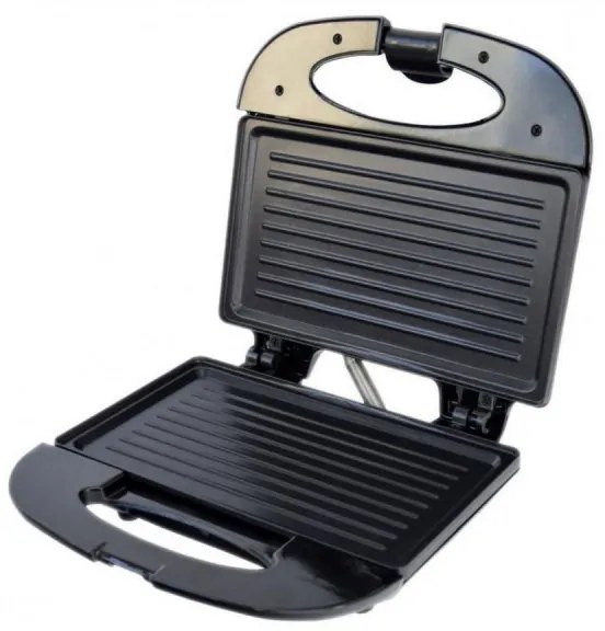 Resigilat: Grill sandwich maker Rosberg R51442A, 800W, 2 felii, Negru