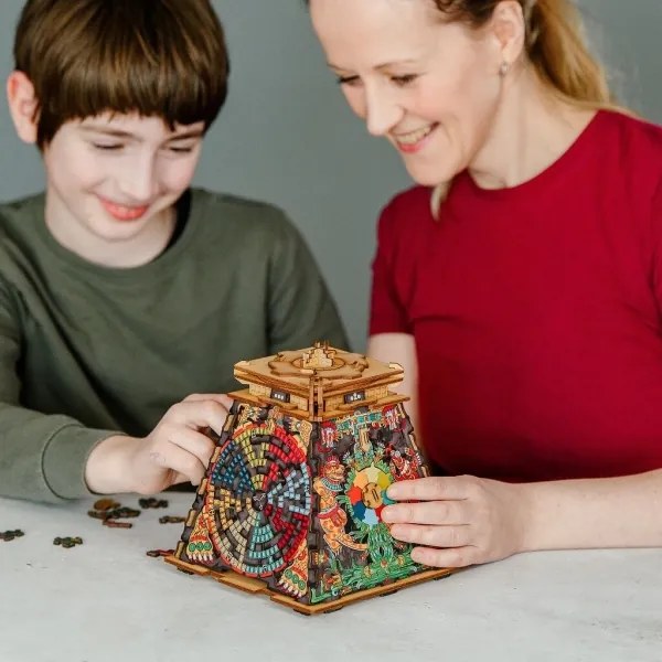 Puzzle din lemn iDventure Piramida Soarelui
