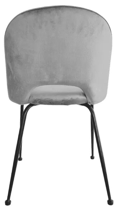 Scaun Farco ,structura metalica ,catifea - GRI INCHIS