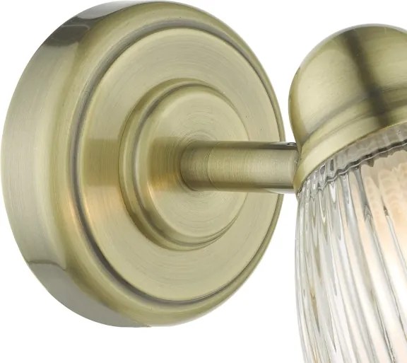 Där Lighting CED0775 - Lampă de perete pentru baie CEDRIC, 1xG9/25W/230V, IP44, din alamă