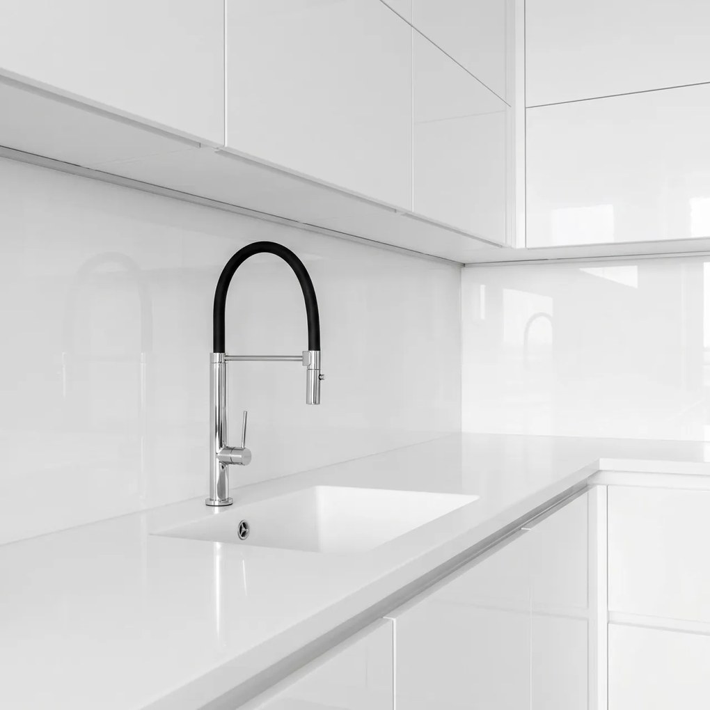 Baterie de bucătărie Rea Viera Auriu Chrome