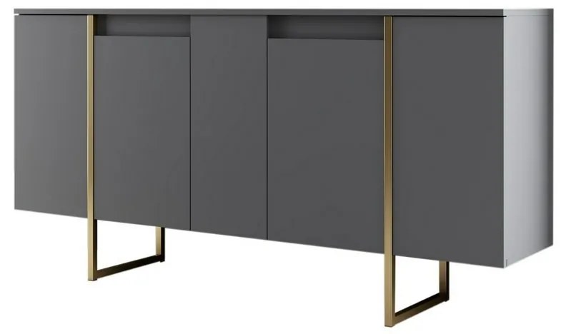 Dulap Luxe Anthracite and Gold