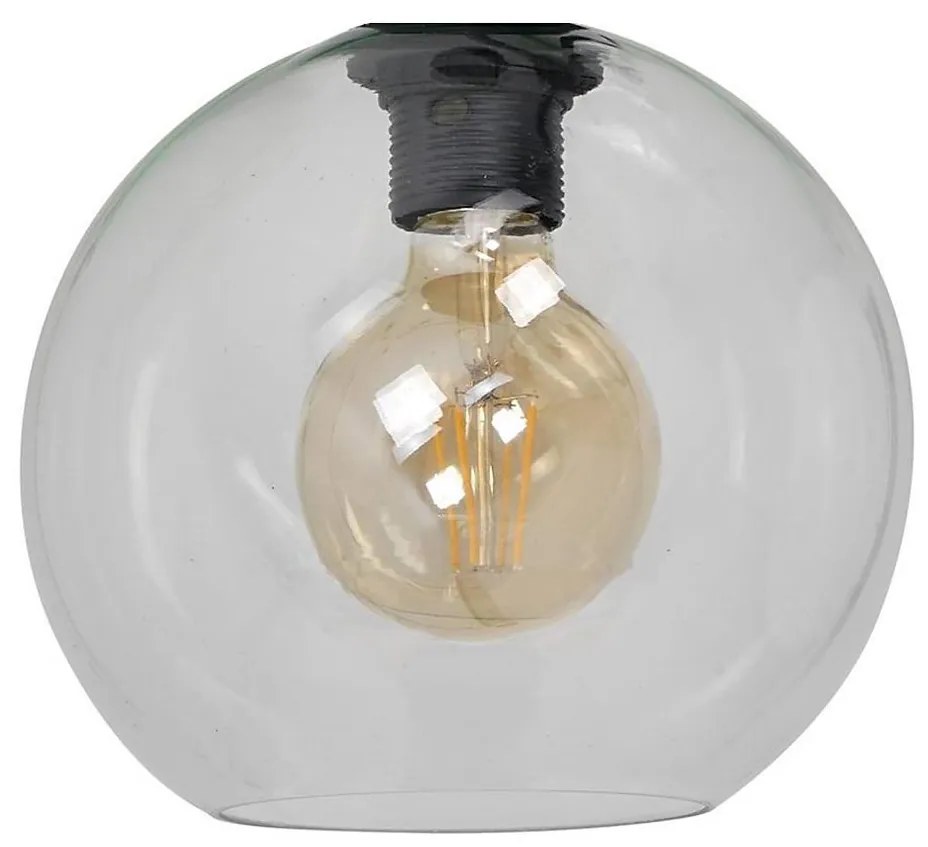 Abajur universal de rezervă din sticlă SOFIA E27 d. 20 cm transparent