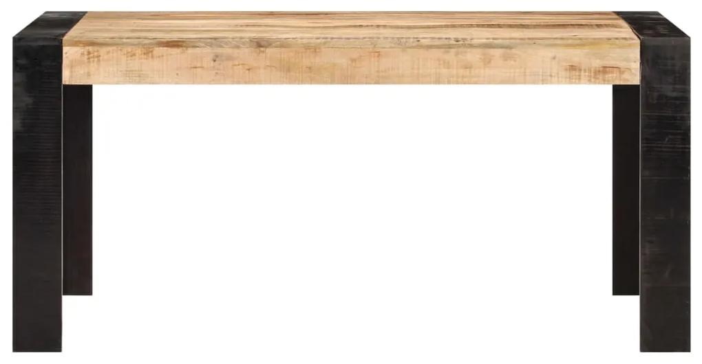 Masa de bucatarie, 160 x 80 x 76 cm, lemn masiv de mango 1, Maro deschis, 160 x 80 x 76 cm