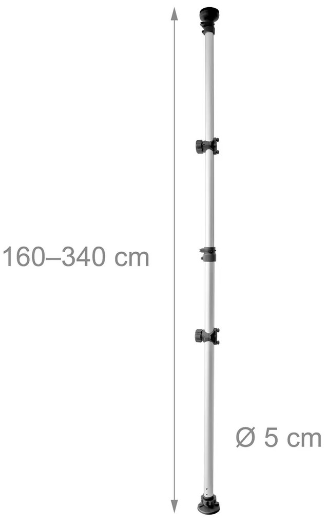 Suport telescopic pentru 2 biciclete