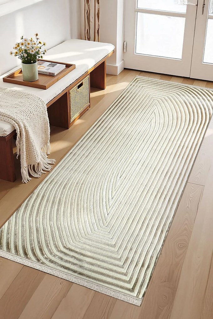 Covor Conceptum Hypnose 80/300 cm, Culoare: Cremă