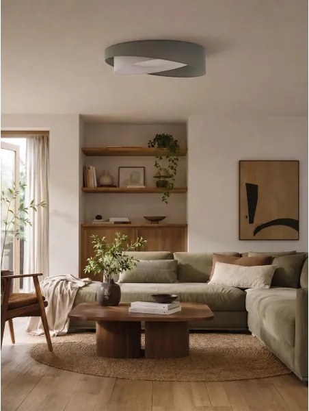 BRILAGI-LED Plafonieră VELVET TWIST LED/24W/230V 4000K Ø 55 cm verde/alb
