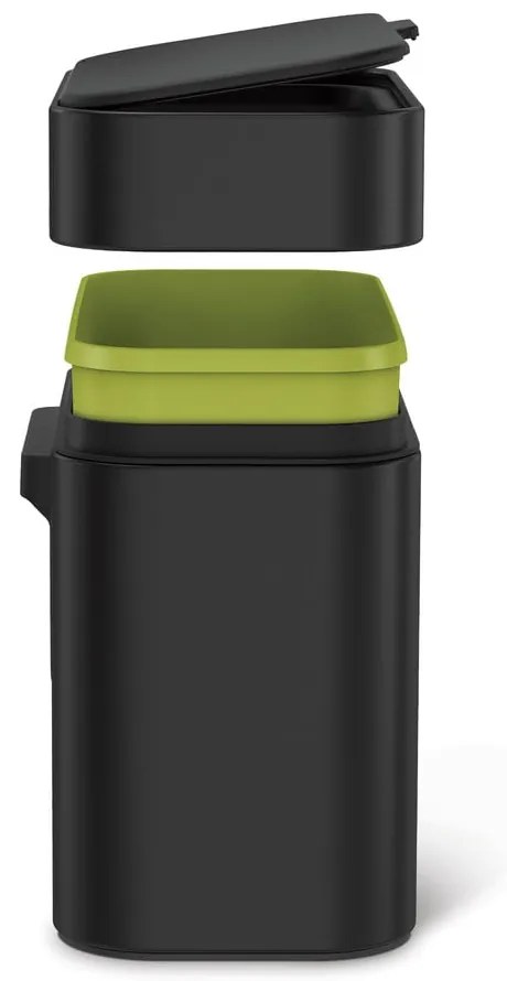 Coș pentru deșeuri compostabile negru mat 4 l – simplehuman