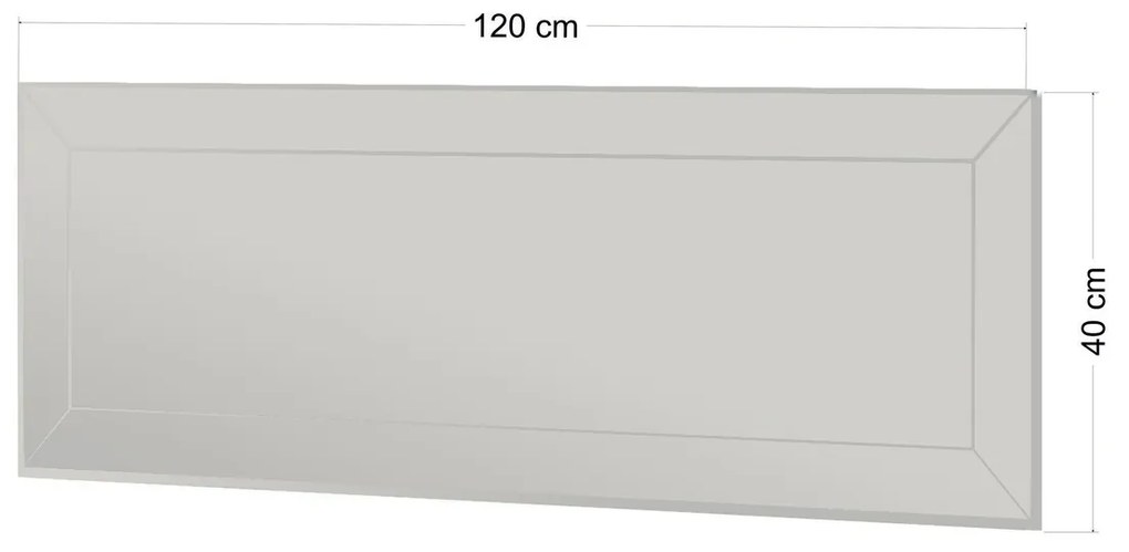 Oglindă Nady White 40 x 120 cm