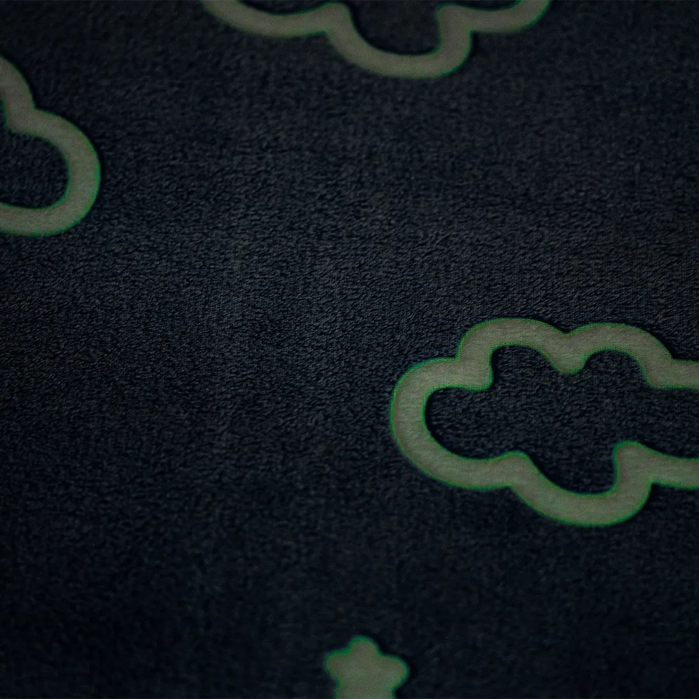 Lenjerie de pat luminoasă din microflanel 4Home Cloud, 140 x 200 cm, 70 x 90 cm