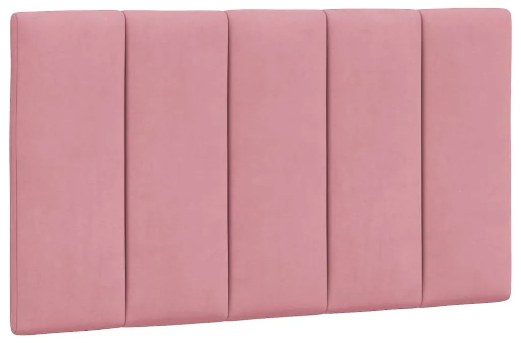 374648 vidaXL Pernă tăblie de pat, roz, 80 cm, catifea