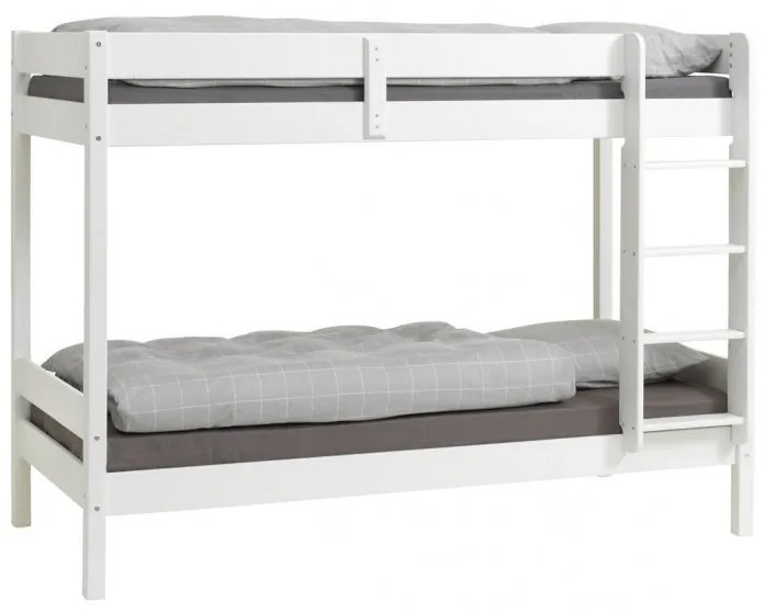 Pat supraetajat Fiesta 90x200 alb