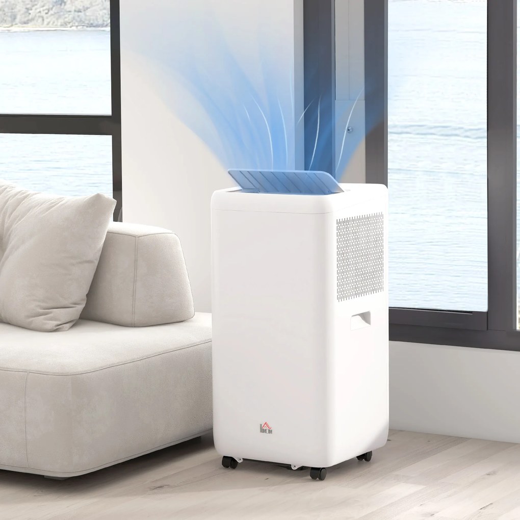 HOMCOM Aparat portabil de aer condiţionat, dezumidificator, ventilator | Aosom Romania