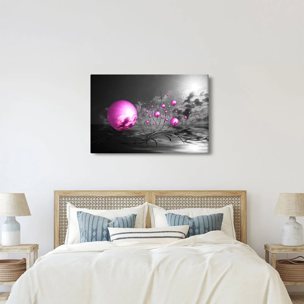 Tabloul bilelor roz (90x60 cm)