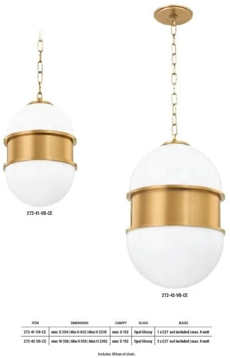 Pendul LUX design modern BROOMLEY SMALL