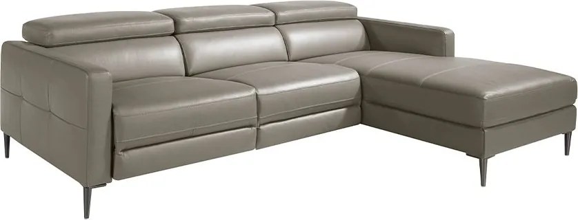 Coltar LUX design italian cu sezlong dreapta si functia relax Serena