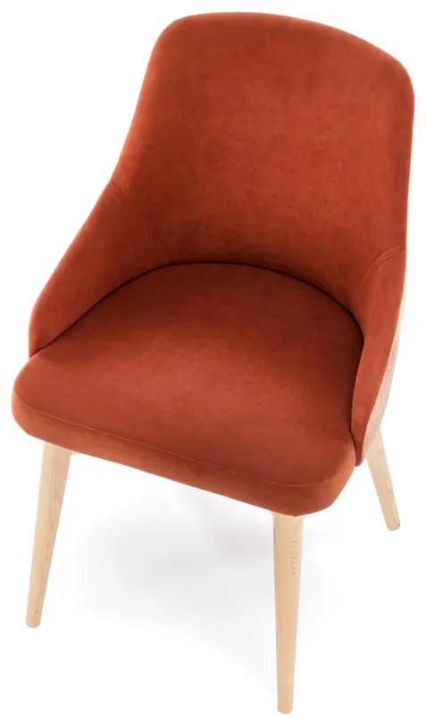 Scaun rotativ Malaga cinnamon H79 cm
