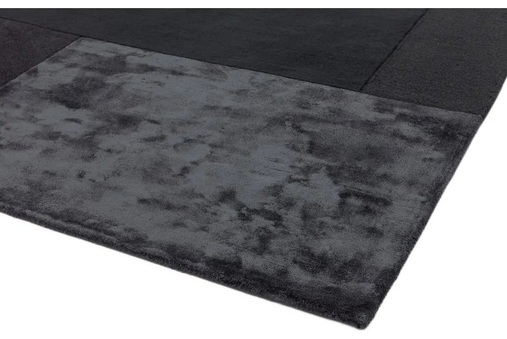 Covor Asiatic Carpets Tate Tonal Textures, 160 x 230 cm, antracit