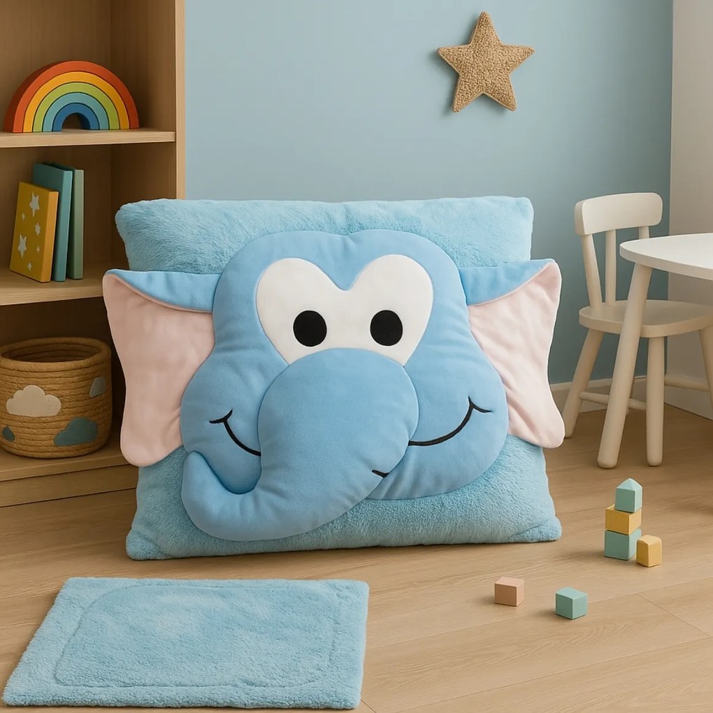 Perna pentru copii CUDDLI FRIENDS 70x70 cm plus - mai multe culori Culoare: Maro