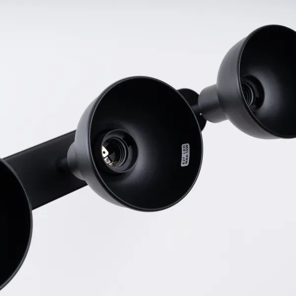 Spot Sollux SL.1318 ELBA 3xE27/15W/230V negru