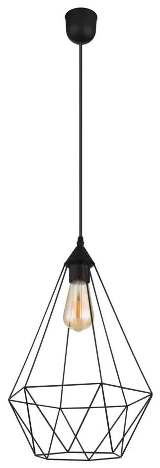 Lustră pe cablu Globo 15745H1 ZACHARY 1xE27/60W/230V d. 30 cm