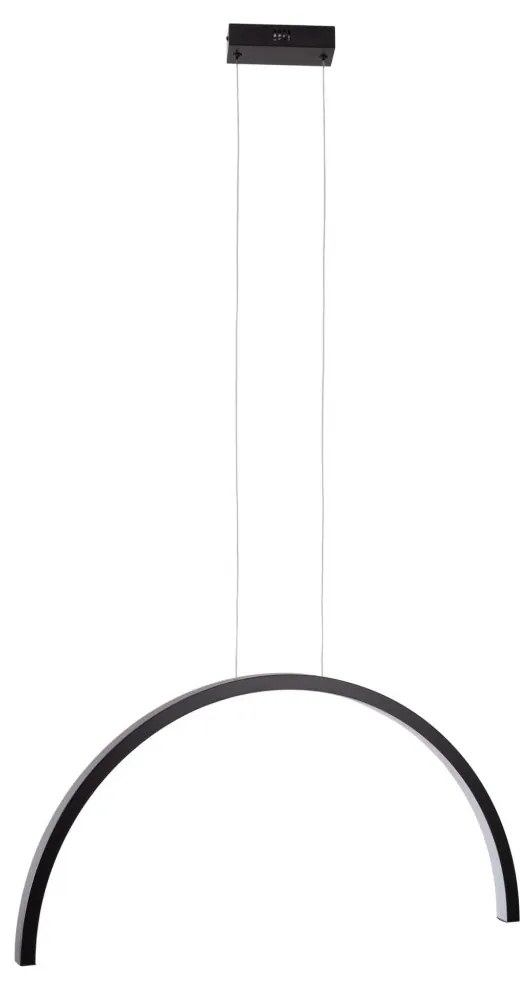 Lustra LED design decorativ modern Trio Arc I Matt Black