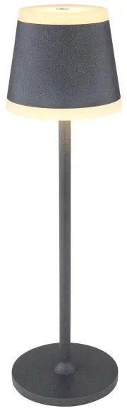 Globo 58433G - Lampă de birou LED RIDLEY, 4,6W, 3000K, gri, dimabilă