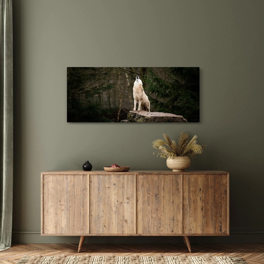 Tablou - Urletul lupului (120x50 cm)
