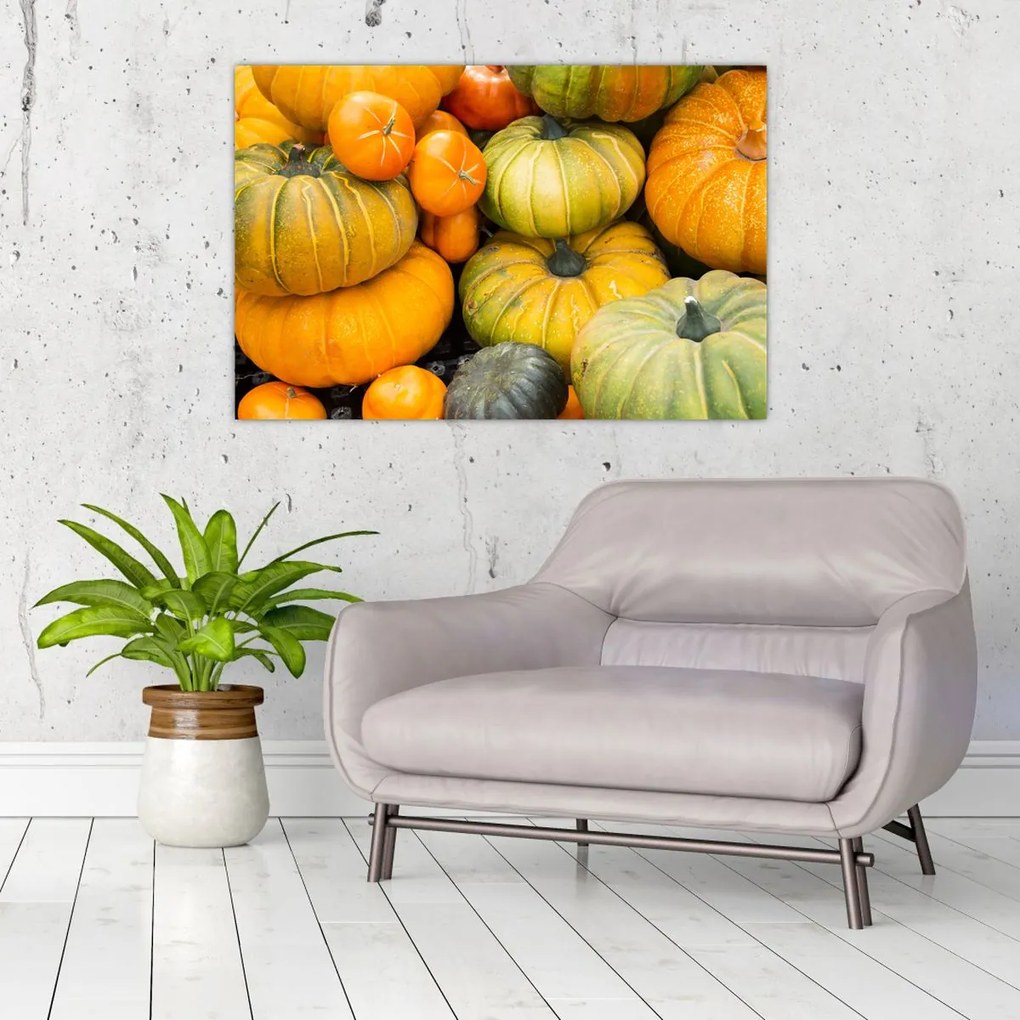 Tablou - Dovleac de toamnă (90x60 cm)