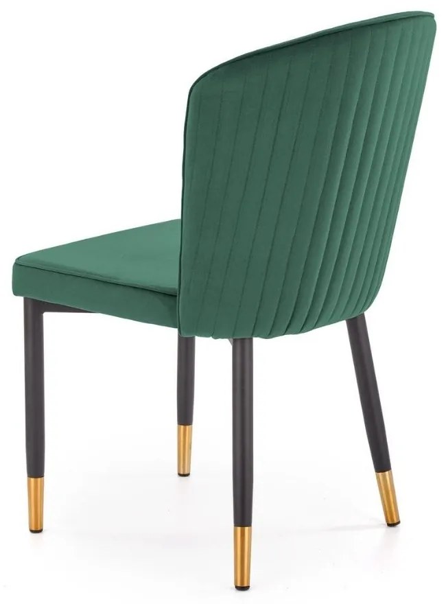 Scaun de bucaterie Dio, verde/negru