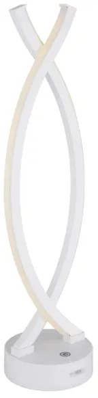 Globo 58457W - Lampă de birou LED tactilă reglabilă HELA LED/1W/3,7V albă