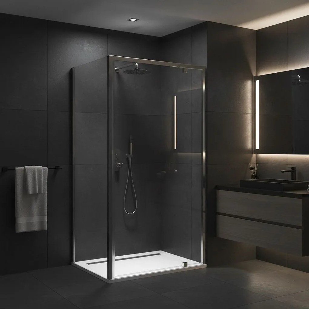 Cabina de dus Rea Primo Swing 90x100 Chrome