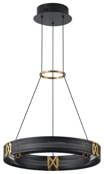 Lustră LED pe cablu LED/21W/230V 3000K 42x120 cm