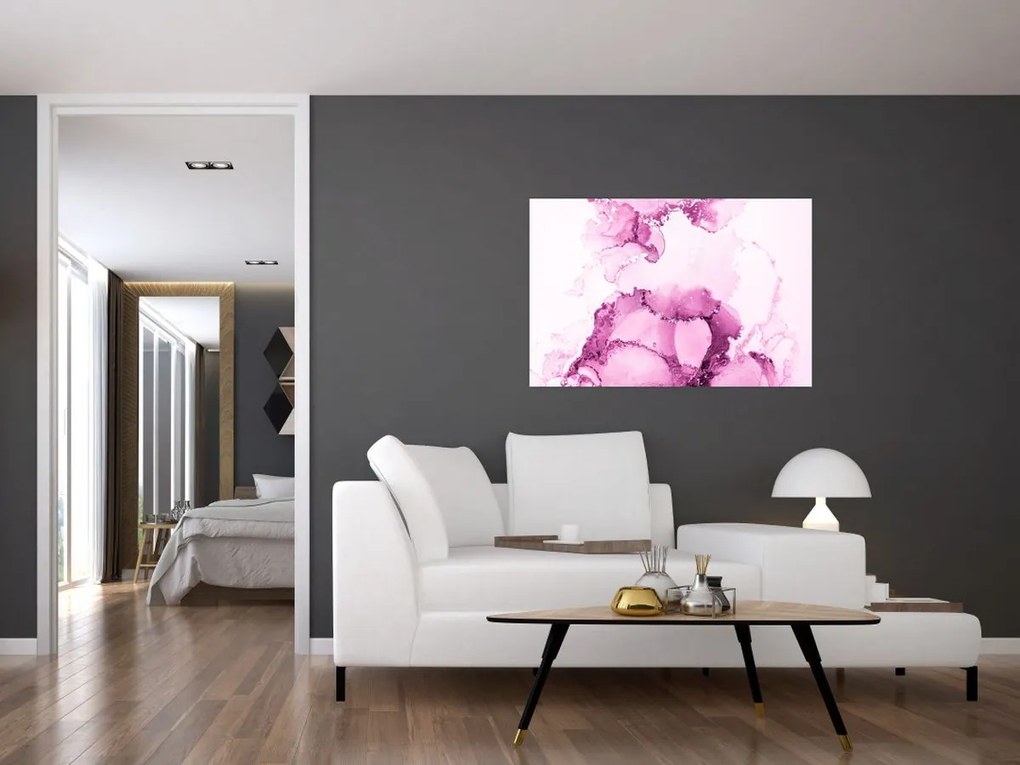 Tablou - Decor roz (90x60 cm)