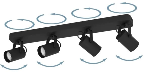 Spot LED SOREGO 4xGU10/3W/230V Eglo 900333