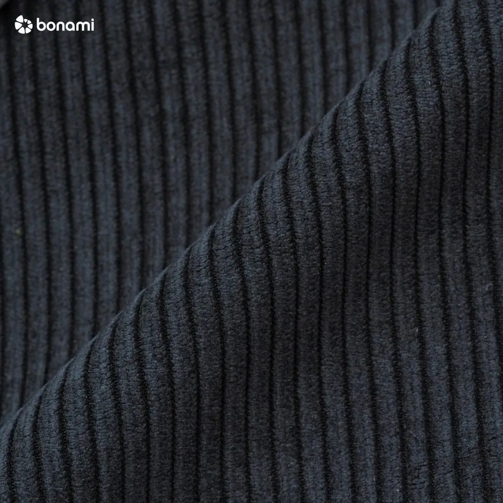 Canapea neagră/gri antracit extensibilă 205 cm Knob – Karup Design