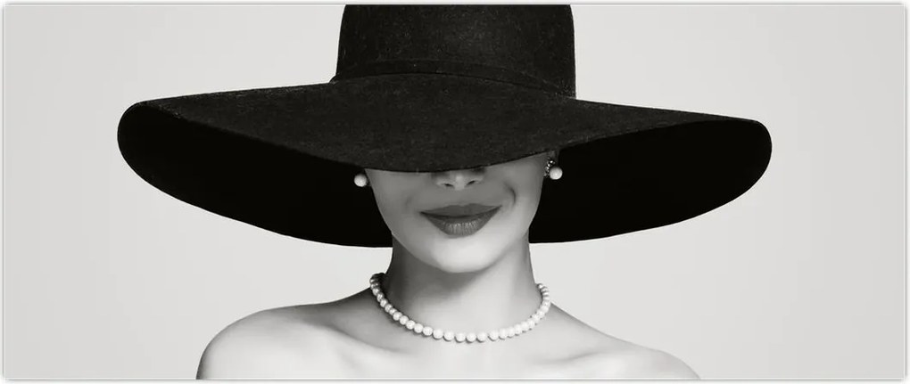 Tablou - Femeia cu pălărie (120x50 cm)