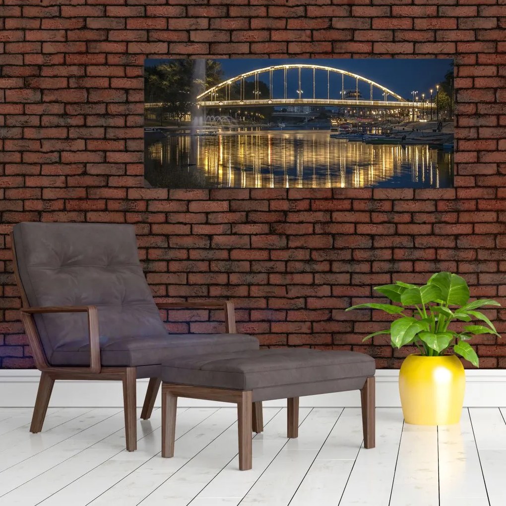 Tablou cu făntână arteziană (120x50 cm)