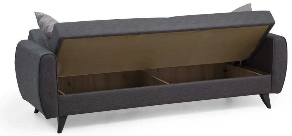 Canapea extensibilă Alkon 3 Dark Grey