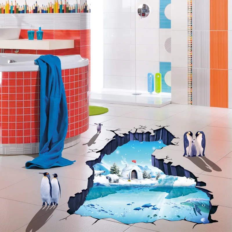 Sticker perete 3D Antarctica