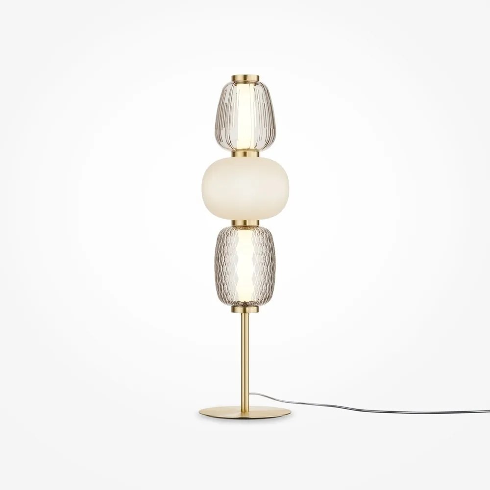 Veioza LED design modern decorativ Pattern auriu
