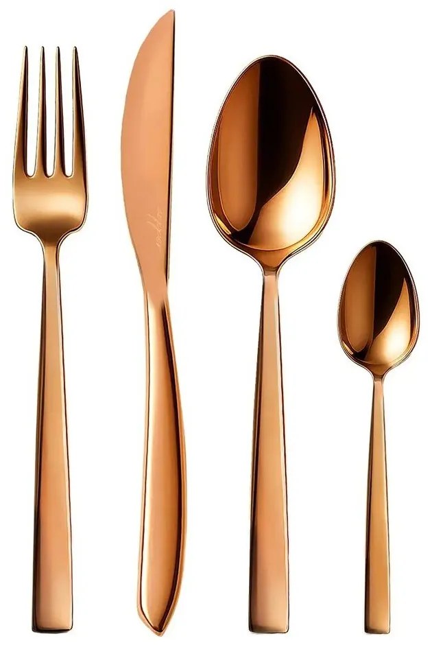 Tacâmuri din oțel inoxidabil arămii 24 buc Copper – Orion