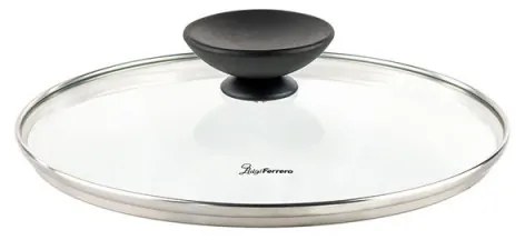 Cratiță Luigi Ferrero Prima FR-2244, 22x9.5 cm, 3.1 l, Acoperire neaderentă din marmură, Capac din sticlă cu gaură pentru abur, Inducție, Albastru închis