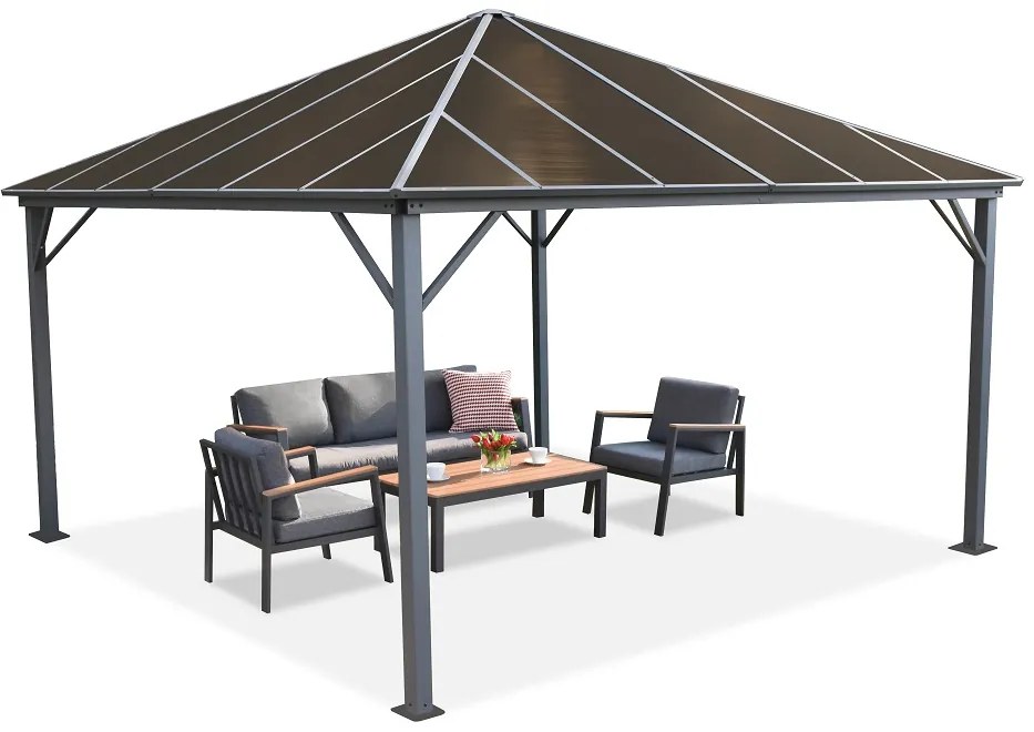 Foișor de terasă Milos 4x4 Garden Point