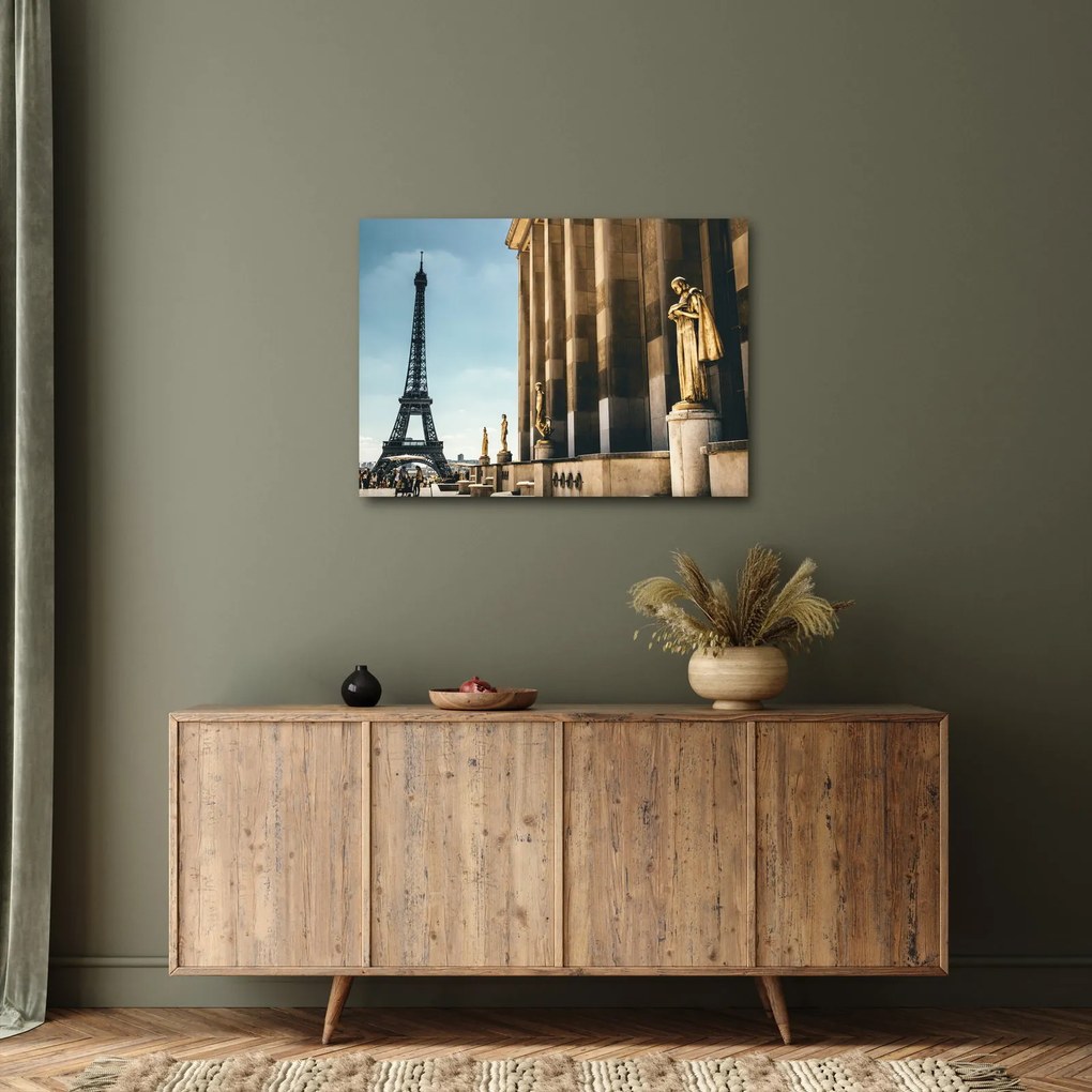 Tabou din piața Trocader, Paris (70x50 cm)