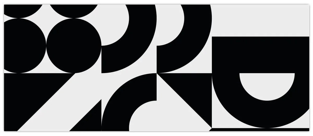 Tablou - Abstracție geometrică N⁰2 (120x50 cm)
