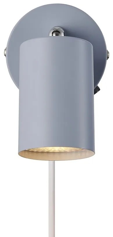 Aplica cu spot directionabil design nordic Explore blue