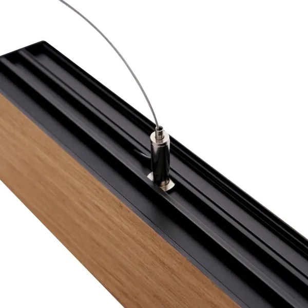 BRILAGI - Lustră LED pe cablu GARDALINE LED/100W/230V 120 cm stejar