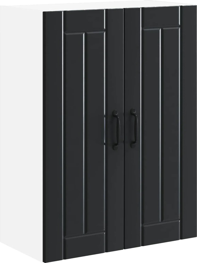 vidaXL Dulap de bucătărie Negru 60 x 31 x 80 cm Lemn compozit